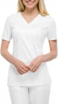 Picture of Cherokee Womens Mock Wrap Princess Seam Solid Scrub Top (CH-4728)