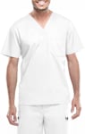 Picture of Cherokee Mens V-Neck Chest Pocket Solid Scrub Top (CH-4743)