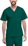 Picture of Cherokee Mens V-Neck Chest Pocket Solid Scrub Top (CH-4743)