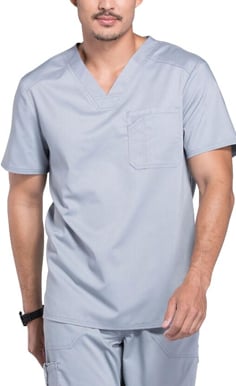 Picture of Cherokee Mens Chest Pocket V-Neck Scrub Top (CH-WW690)
