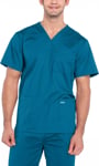 Picture of Cherokee Mens Utility 4-Pocket V-Neck Scrub Top (CH-WW695)