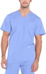 Picture of Cherokee Mens Utility 4-Pocket V-Neck Scrub Top (CH-WW695)