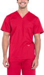 Picture of Cherokee Mens Utility 4-Pocket V-Neck Scrub Top (CH-WW695)