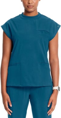 Picture of Cherokee Womens Mock Neck Scrub Top (CH-CK742A)