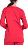 Picture of Cherokee Womens Snap Front Warm-Up Solid Scrub Jacket (CH-WW340)