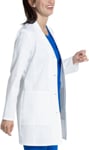 Picture of Cherokee Womens Project Lab 3 Pocket Mid Length Lab Coat (CH-CK452)
