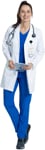 Picture of Cherokee Womens Project Lab 3 Pocket Mid Length Lab Coat (CH-CK452)
