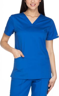 Picture of Cherokee Womens Banded V Neck Scrub Top (CH-WW630)