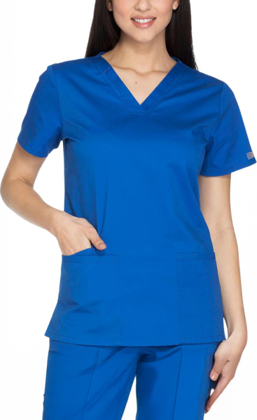 Picture of Cherokee Womens Banded V Neck Scrub Top (CH-WW630)