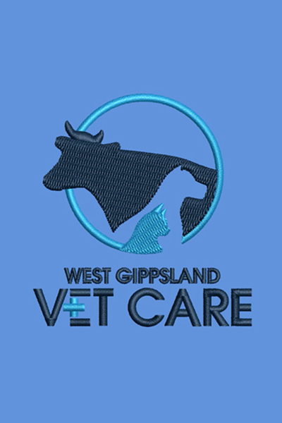 Picture of West Gippsland Vet Care Embroidery Logo