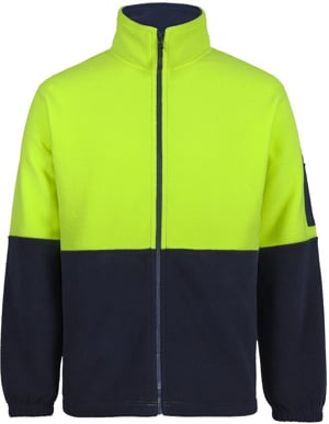 Picture of JB's Wear Hi Vis Full ZIp Polar Fleece (6HVPE)