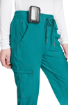 Picture of Cherokee Womens Mid Rise Tapered Leg Drawstring Scrub Pant (CH-CK095P)