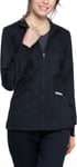 Picture of Cherokee Womens Zip Front High Low Solid Scrub Jacket (CH-WW301)