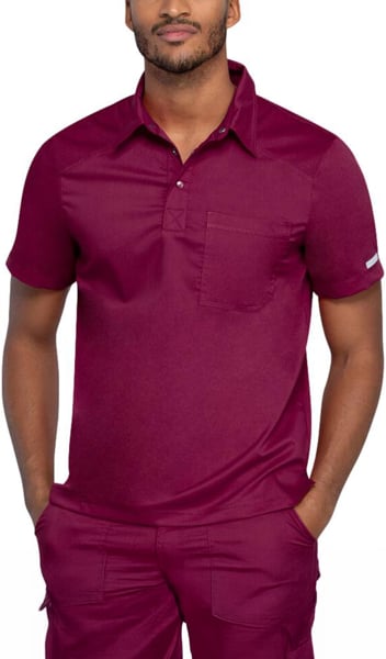 Picture of Cherokee Mens Polo Scrub Top (CH-WW615)