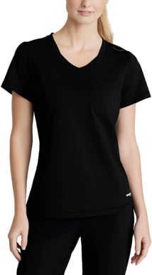 Picture of Skechers Slip-Ins Flow 1 Pocket Tulip Hem Top (SKT221)