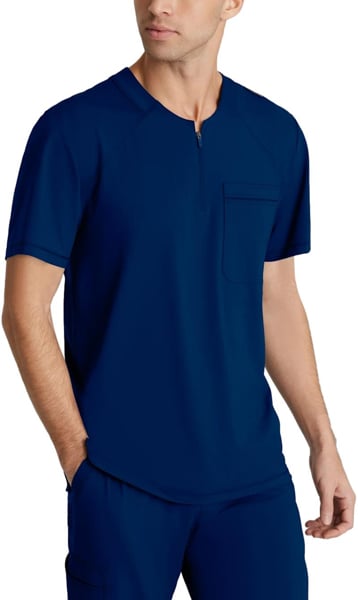 Picture of Skechers Slip-Ins Mens Flex Chest Pocket Curved Neck Top (SKT229)