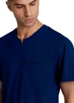 Picture of Skechers Slip-Ins Mens Flex Chest Pocket Curved Neck Top (SKT229)