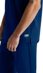 Picture of Skechers Slip-Ins Mens Flex Chest Pocket Curved Neck Top (SKT229)
