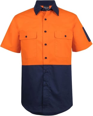 Picture of JB's Wear Hi Vis Class F RIpstop Short Sleeve Work Shirt (6HRFS)