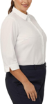 Picture of NNT Uniforms 3/4 Sleeve Shirt - White (CATU88-WHT)