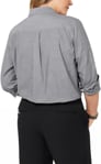 Picture of NNT Uniforms Womens Cotton Chambray Long Sleeve Shirt - Charcoal (CATUSZ-CHA)