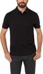 Picture of NNT Uniforms Mens Cotton Pique Polo - Black (CATJJX-BKP)