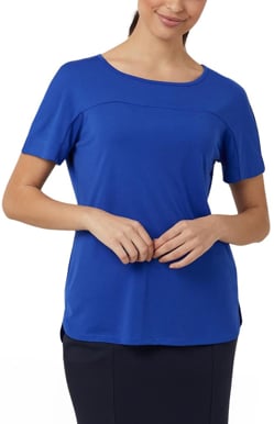 Picture of NNT Uniforms Boat Neck Jersey Top - Cobalt (CATUHN-COP)