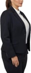 Picture of NNT Uniforms 1 Button Cropped Jacket - Black (CAT178-BKP)
