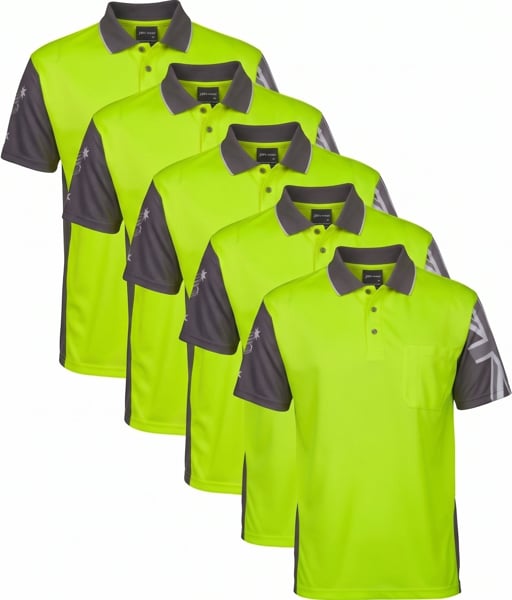 Picture of 5 x Southern Cross Hi Vis Polo Pack