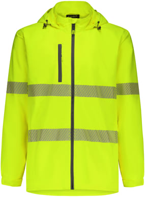 Picture of Syzmik Unisex Super Light Segmented Tape Packable Rain Jacket (ZJ560)