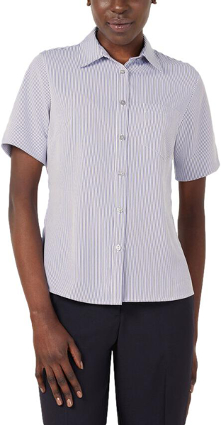 Picture of NNT Uniforms Short Sleeve Action Back Shirt - Navy/White (CAT4AB-NWS)