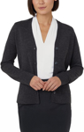 Picture of NNT Uniforms V-Neck Cardigan - Charcoal (CAT518-CHP)