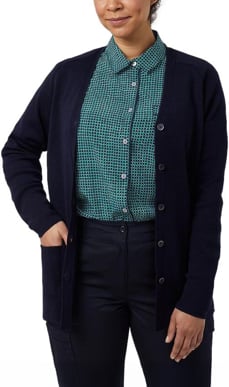 Picture of NNT Uniforms V-Neck Cardigan - Dark Navy (CAT51C-NDP)