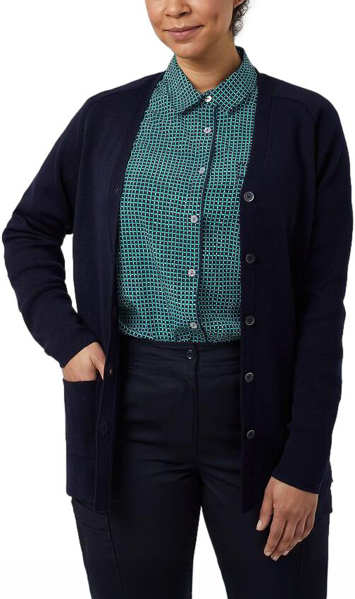Picture of NNT Uniforms V-Neck Cardigan - Dark Navy (CAT51C-NDP)