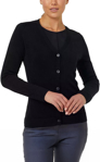 Picture of NNT Uniforms Detail Cardigan - Black (CAT5AP-BKP)