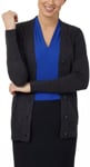 Picture of NNT Uniforms Long Length Cardigan - Charcoal (CAT5B3-CHP)