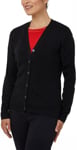 Picture of NNT Uniforms Button front cardigan - Black (CAT5BR-BLK)