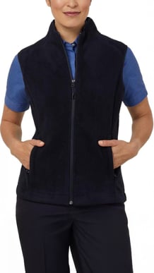 Picture of NNT Uniforms Zip Vest - Navy (CAT745-NAV)