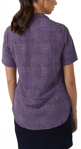 Picture of NNT Uniforms Short Sleeve Tunic - Navy/Violet (CAT9R9-NVL)
