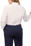 Picture of NNT Uniforms Womens Cotton Long Sleeve Shirt - White (CATUSY-WHT)