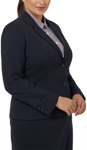Picture of NNT Uniforms 2 button mid-length jacket - Ink Navy (CAT1BA-INP)