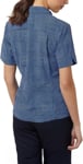 Picture of NNT Uniforms Short Sleeve Action Back Shirt - Navy/Blue (CAT9S2-NBL)