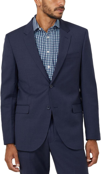 Picture of NNT Uniforms 2 Button Jacket - Blue/Navy (CATB7J-BLN)