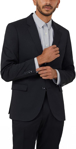 Picture of NNT Uniforms 2 Button Jacket - Black (CATBA2-BKP)