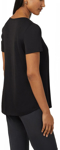 Picture of NNT Uniforms Matt Jersey Short Sleeve Swing Top - Black - Black (CATUQW-BKP)