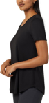 Picture of NNT Uniforms Matt Jersey Short Sleeve Swing Top - Black - Black (CATUQW-BKP)
