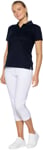 Picture of Sporte Leisure Womens Mercerised Solid Polo (SLC078S)