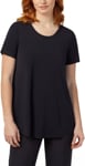 Picture of NNT Uniforms Matt Jersey Short Sleeve Swing Top - Navy - Navy (CATUQW-NDP)