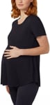 Picture of NNT Uniforms Matt Jersey Short Sleeve Swing Top - Navy - Navy (CATUQW-NDP)
