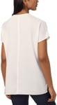 Picture of NNT Uniforms Ladies French Georgette Short Sleeve V-neck Top - White - White (CATUPU-WHT)